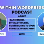 In this podcast episode I sit down with Patricia Brun Torre from Switzerland. We talk about her WordCamps, I mean, how could we not, but we discuss GatherPress thoroughly as well. GatherPress is a plugin aiming to offer an alternative to Meetup.com for organizing WordPress events. Patricia also discusses the vitality of the WordPress community, […]